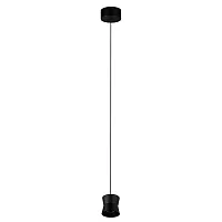 Светильник подвесной LED CLT 066C80 BL Crystal Lux чёрный 1 лампа, основание чёрное в стиле современный 